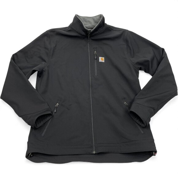 Carhartt Crowley Soft Shell Fleece Lined Rain Defender Jacket Men's XLT XL Tall - Picture 2 of 12